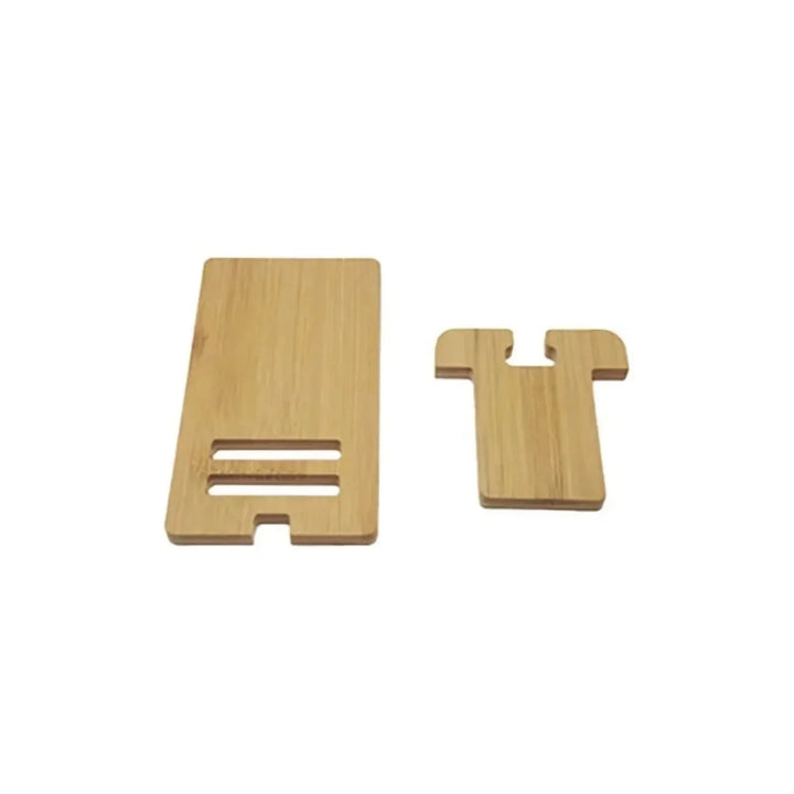 Support téléphone et tablette en bambou — bois véritable