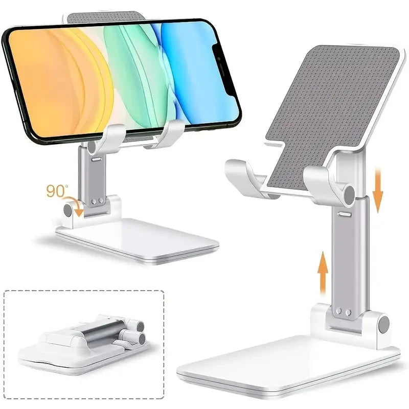 Support téléphone de bureau réglable et pliable