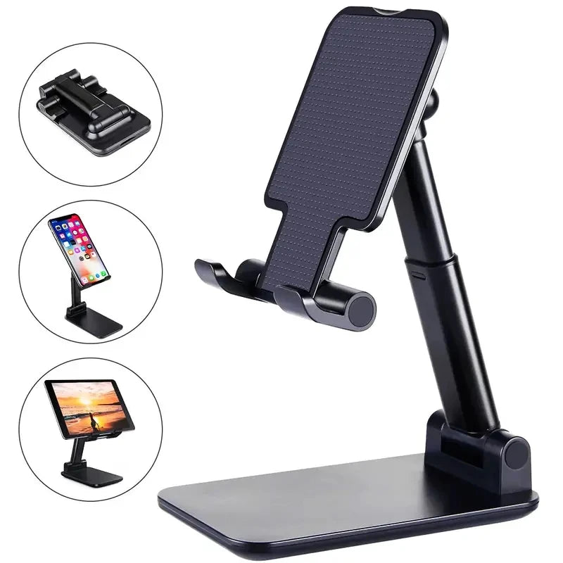 Support téléphone de bureau réglable et pliable